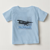 Hubschrauberflugzeug Baby T-shirt (Vorderseite)