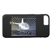 Hubschrauberflugzeug Case-Mate iPhone Hülle (Rückseite (Horizontal))