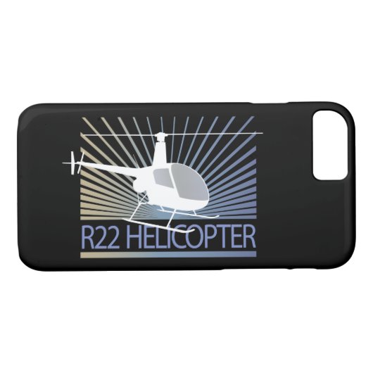 Hubschrauberflugzeug Case-Mate iPhone Hülle (Rückseite (Horizontal))