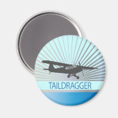 Hubschrauberflugzeug Magnet (Vorderseite/Rückseite)