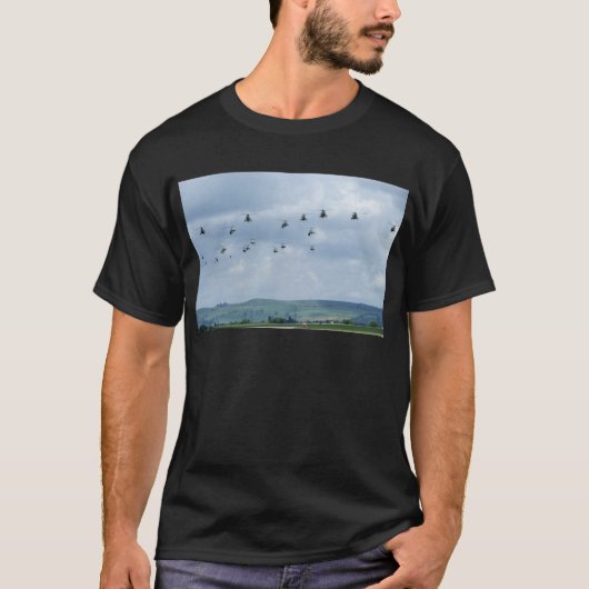 Hubschrauberflypast T-Shirt (Vorderseite)