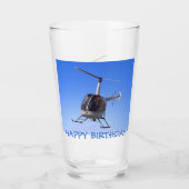 Hubschrauberglas Personalisierter Chopper Brille Glas (Vorderseite)