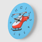 Hubschrauberhintergrund Große Wanduhr (Winkel)