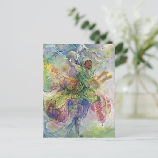 Hubschrauberhut*** Postkarte (Stehend Vorderseite)