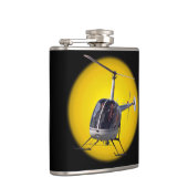 Hubschrauberkolben - individueller Hubschrauberträ Flachmann (Rechts)