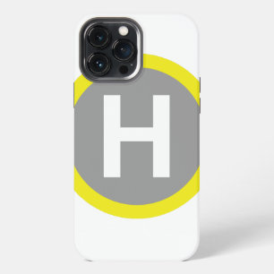 Hubschrauberlandeplatz-Schild iPhone Hülle