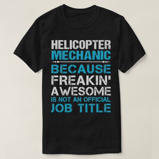 Hubschraubermechanik Phantastisches Spendenstück T-Shirt (Design vorne)