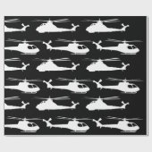 Hubschrauberpilot Air Force Trainee Cadet Geschenkpapier (Flach)