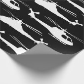 Hubschrauberpilot Air Force Trainee Cadet Geschenkpapier (Ecke)