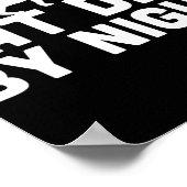 Hubschrauberpilot by day Cat Vater by Night Poster (Ecke)