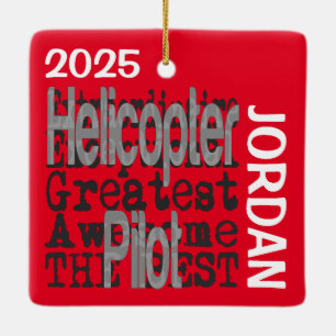 Hubschrauberpilot Extraordinaire BENUTZERDEFINIERT Keramikornament