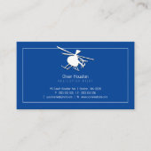 Hubschrauberpilot | Lufttaxi Visitenkarte (Vorderseite)