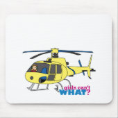 Hubschrauberpilot Mousepad (Vorne)