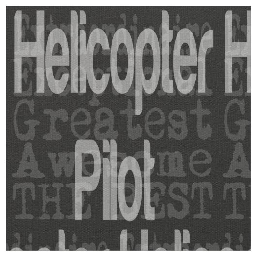 Hubschrauberpilot Stoff (Nahaufnahme)