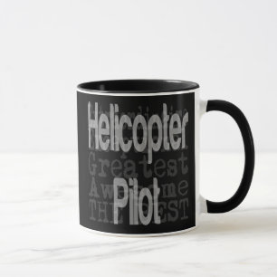Hubschrauberpilot Tasse