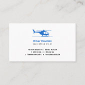 Hubschrauberpilot | Transport Visitenkarte (Vorderseite)
