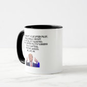 Hubschrauberpilot Trump, Trump Hubschrauberpilot Tasse (Vorderseite Links)