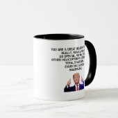 Hubschrauberpilot Trump, Trump Hubschrauberpilot Tasse (VorderseiteRechts)