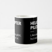 Hubschrauberpilot wie ein normaler Pilot, aber Coo Kaffeetasse (Mittel)