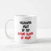 Hubschrauberpilot Zombie Slayer Kaffeetasse (Links)