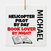 Hubschrauberpiloten-Lieben lesen CUSTOM Keramikornament (Rückseite)