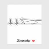 Hubschrauberpuls Aufkleber (Blatt)