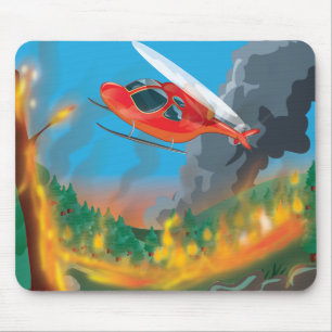 Hubschrauberrettung Mousepad