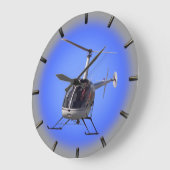 Hubschrauberuhr Cooler Hubschrauberwall Große Wanduhr (Winkel)