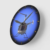 Hubschrauberuhr Cooler Hubschrauberwall Runde Wanduhr (Winkel)
