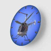 Hubschrauberuhr Cooler Hubschrauberwall Runde Wanduhr (Winkel)