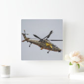 Hubschrauberuhr Quadratische Wanduhr (Zuhause)