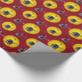 Hubschrauberumschlag Papier Chopper Weihnachtspapi Geschenkpapier (Ecke)