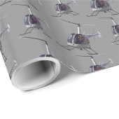 Hubschrauberumschlagpapier Cooler Chopper Pilotpap Geschenkpapier (Rolleneckpunkt)