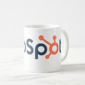 Hubspot-Design Kaffeetasse (VorderseiteRechts)