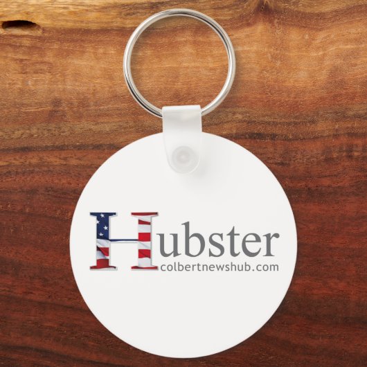 Hubster - Button-Abzeichen Schlüsselanhänger (Vorderseite)