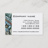 Hubwellenkarte Visitenkarte (Rückseite)