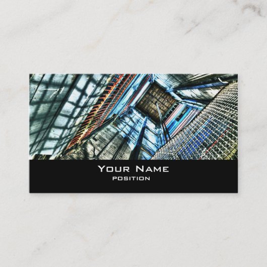 Hubwellenkarte Visitenkarte (Vorderseite)