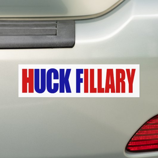 "HUCK FILLARY" AUTOAUFKLEBER (Auf Auto)