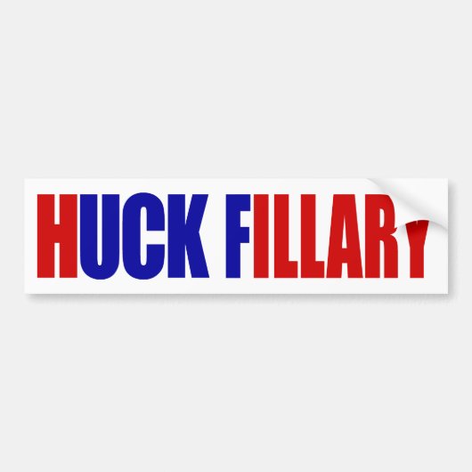 "HUCK FILLARY" AUTOAUFKLEBER (Vorne)