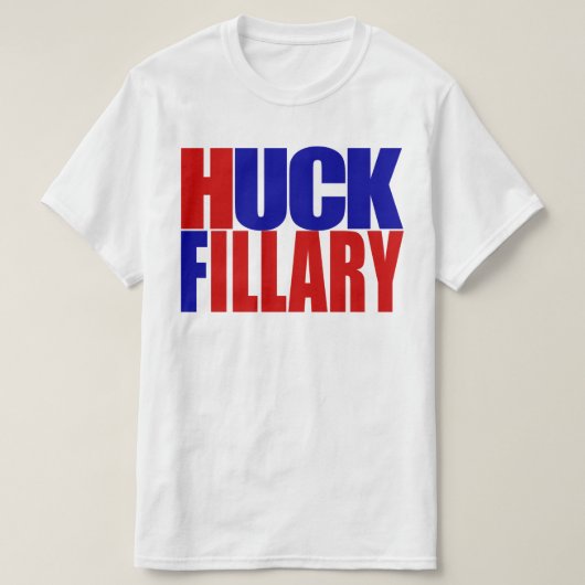 "HUCK FILLARY" T-Shirt (Design vorne)
