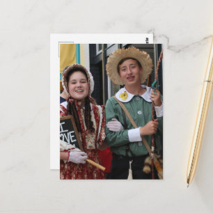 Huck Finn Cosplay Schauspielerin und Schauspieleri Postkarte