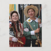 Huck Finn Cosplay Schauspielerin und Schauspieleri Postkarte (Vorderseite)