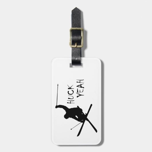 Huck Yeah (Ski) Gepäckanhänger (Vorderseite vertikal)