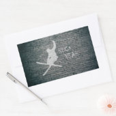 Huck Yeah (Ski) Rechteckiger Aufkleber (Umschlag)