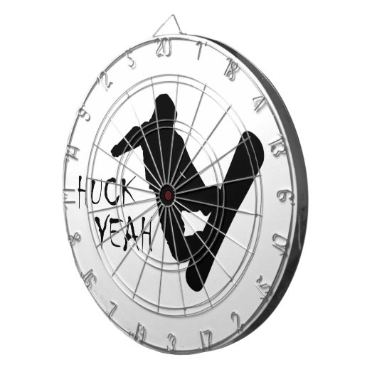 Huck Yeah (Snowboarden) Dartscheibe (Vorderseite rechts)