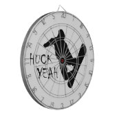 Huck Yeah (Snowboarden) Dartscheibe (Vorderseite Links)
