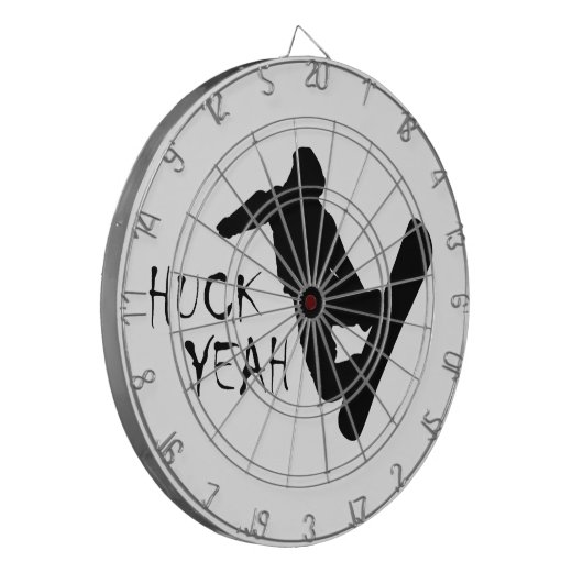 Huck Yeah (Snowboarden) Dartscheibe (Vorderseite Links)