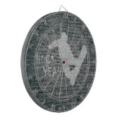 Huck Yeah (Snowboarden) Dartscheibe (Vorderseite Links)