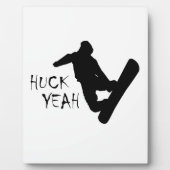 Huck Yeah (Snowboarden) Fotoplatte (Vorderseite)