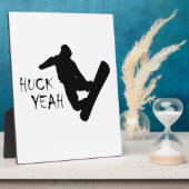 Huck Yeah (Snowboarden) Fotoplatte (Seite)